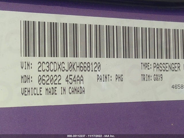 Dodge Charger Scat Pack Rwd 2019 2C3CDXGJ0KH668120 Image 9