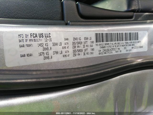 1C4RJEBG1HC757317 Jeep Grand Cherokee Limited