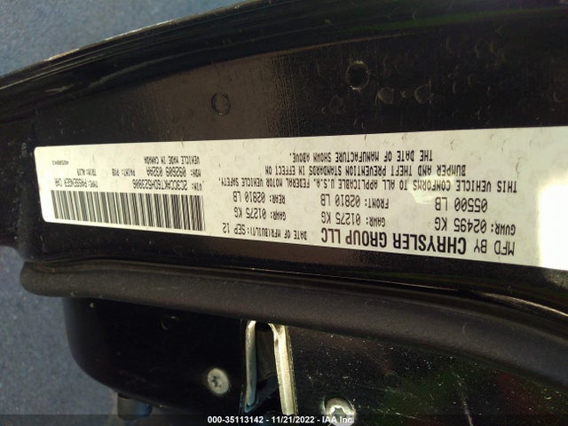 2C3CCAKT6DH523806 Chrysler 300