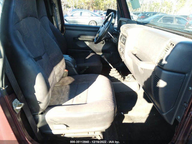 2001 JEEP WRANGLER SPORT VIN: 1J4FA49S01P360326