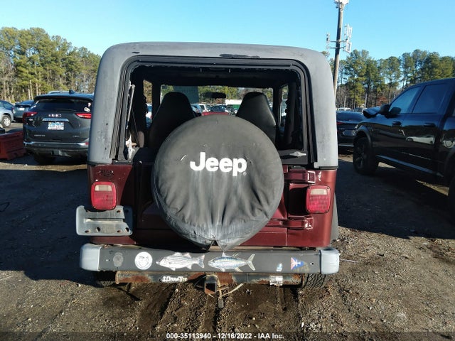 2001 JEEP WRANGLER SPORT VIN: 1J4FA49S01P360326