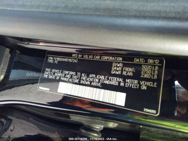 YV1902AHXD1167242 Volvo S80 T6