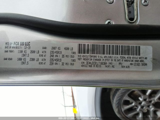 3C4NJDCB1LT166364 Jeep Compass High Altitude