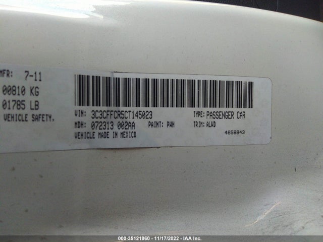 3C3CFFCR5CT145023 Fiat 500