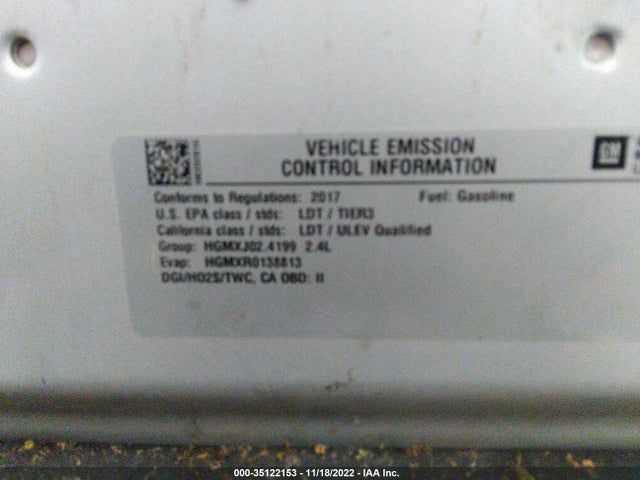 2GKFLTEK2H6232815 GMC Terrain Sle