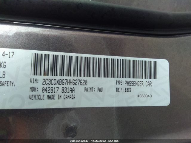 2C3CDXBG7HH627620 Dodge Charger Se