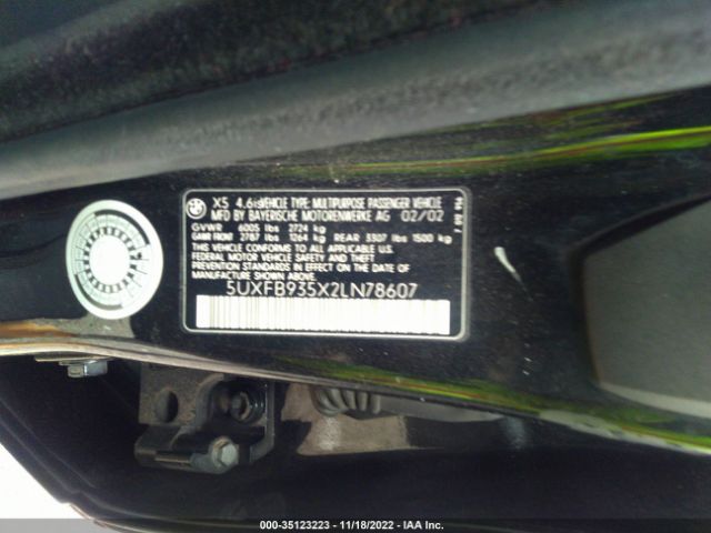 5UXFB935X2LN78607 BMW X5 4.6is