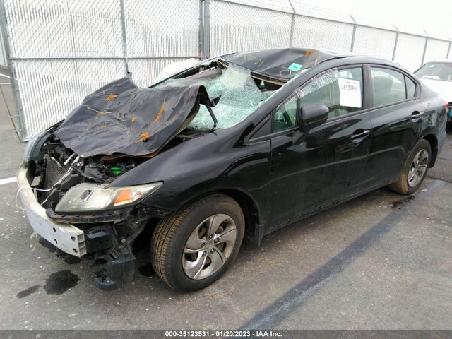 Honda Civic Sedan Lx 2014 19XFB2F58EE000412 Image 2