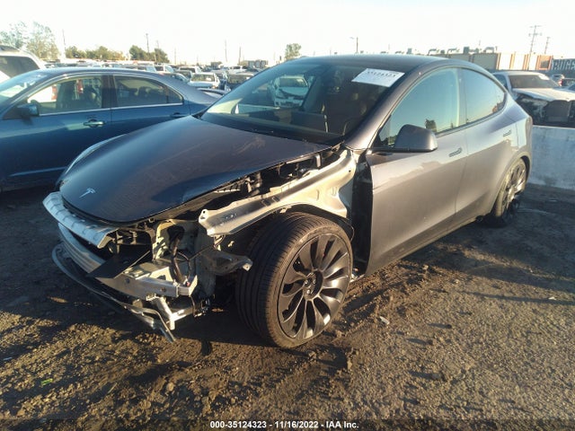 2022 TESLA MODEL Y PERFORMANCE VIN: 7SAYGDEF8NF485681