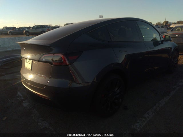 2022 TESLA MODEL Y PERFORMANCE VIN: 7SAYGDEF8NF485681