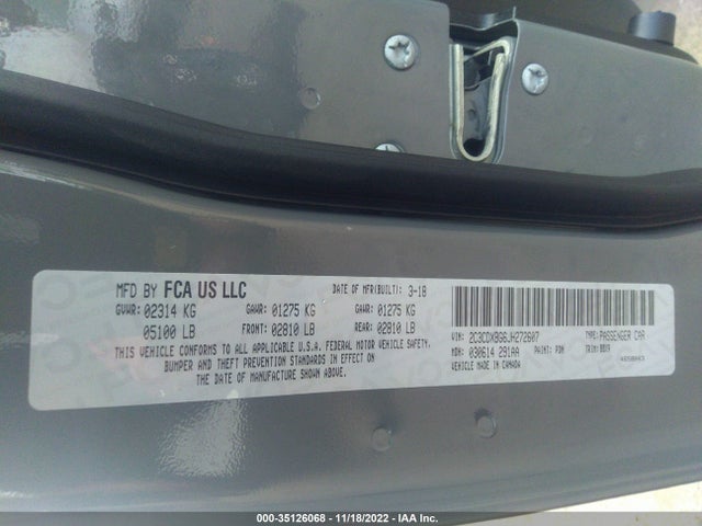 Dodge Charger Sxt 2018 2C3CDXBG6JH272607 Image 9