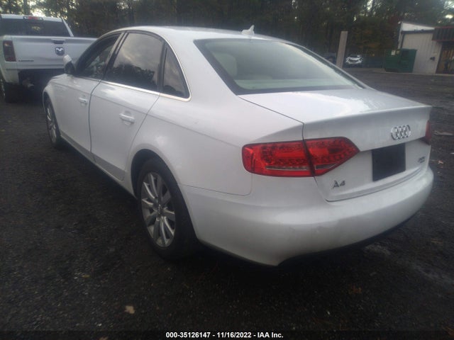 2012 AUDI A4 2.0T PREMIUM VIN: WAUBFAFL8CN001173
