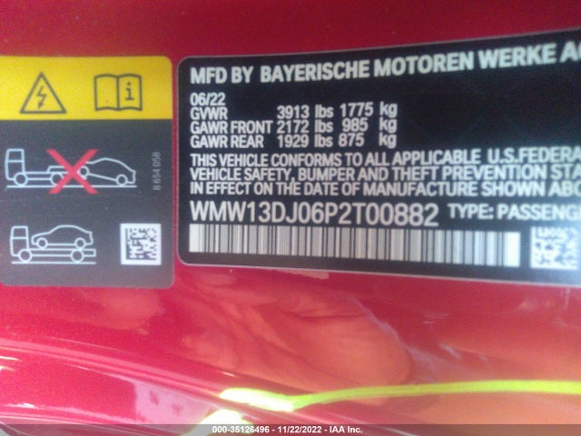 2023 Mini Hardtop, VIN: WMW13DJ06P2T00882