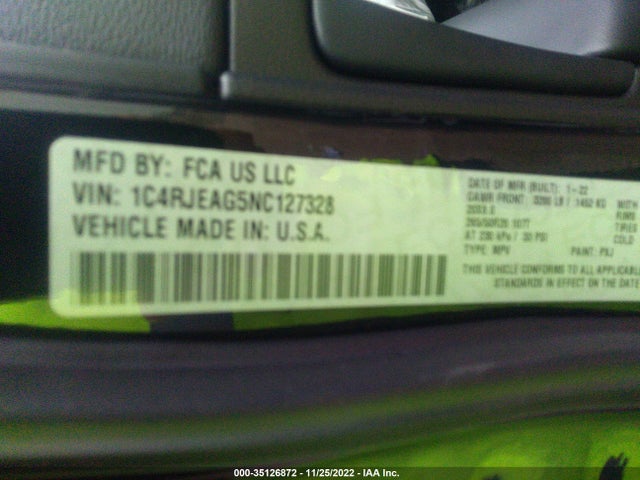 1C4RJEAG5NC127328 Jeep Grand Cherokee Wk Laredo X 4x2