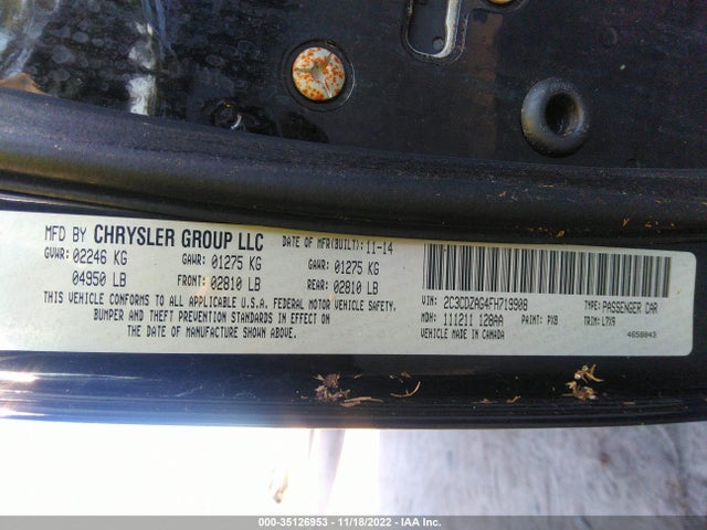 Dodge Challenger Sxt 2015 2C3CDZAG4FH719908 Image 9