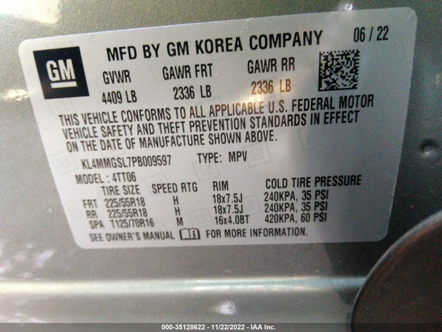 2023 Buick Encore, VIN: KL4MMGSL7PB009597