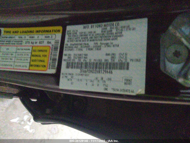 2017 Ford Fusion, VIN: 3FA6P0HD2HR129646