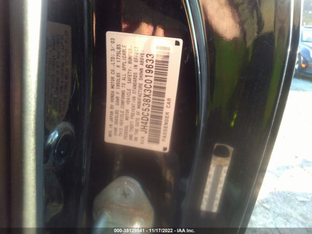 JH4DC538X3C019633 Acura RSX
