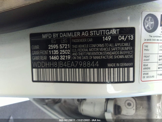 2014 Mercedes-Benz E-Class Wagon, VIN: WDDHH8JB4EA798844