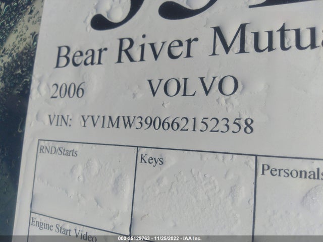 YV1MW390662152358 Volvo V50 2.4l