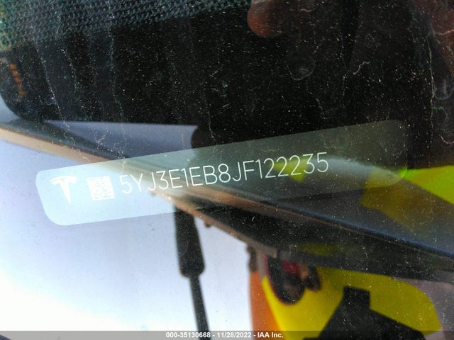Tesla MODEL 3 2018 5YJ3E1EB8JF122235 Image 14