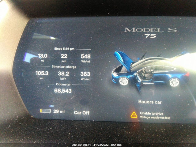 2017 Tesla Model S, VIN: 5YJSA1E19HF198734