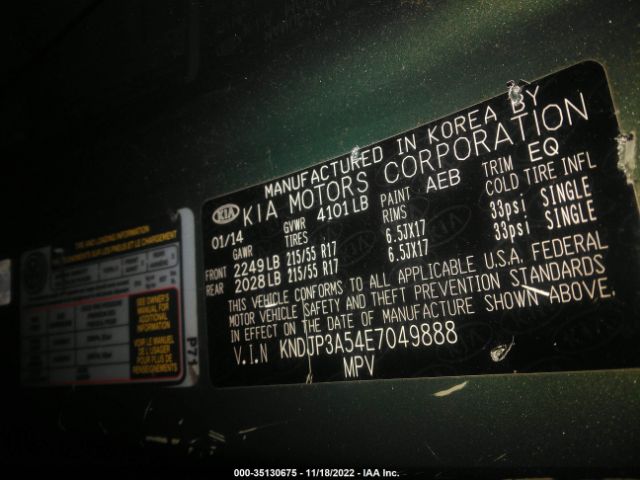 KNDJP3A54E7049888 KIA SOUL +