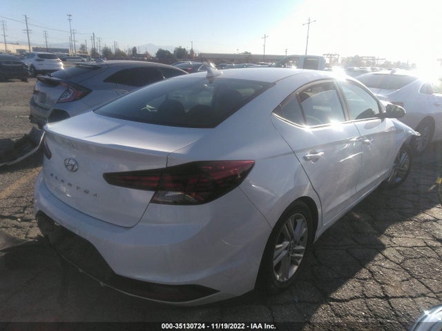 2019 HYUNDAI ELANTRA SEL VIN: 5NPD84LF9KH465223