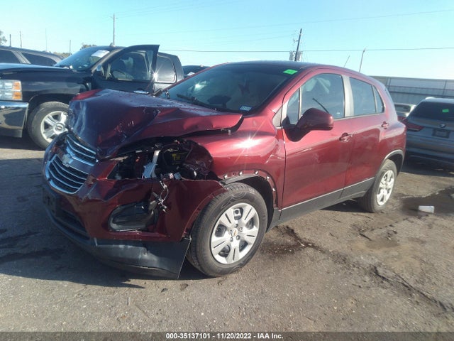 Chevrolet TRAX LS 2016 3GNCJKSB2GL245469 Image 2