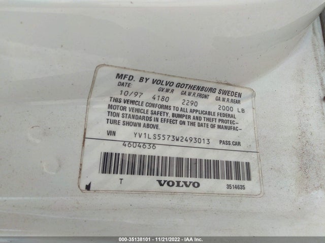 Volvo S70 1998 YV1LS5573W2493013 Image 10