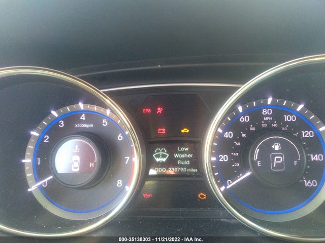 2013 HYUNDAI SONATA LIMITED PZEV VIN: 5NPEC4AC4DH596882