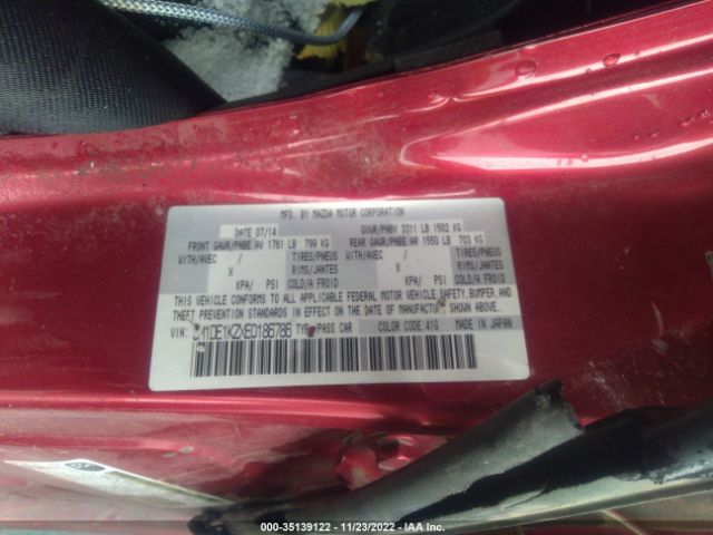 JM1DE1KZXE0186786 Mazda zy california