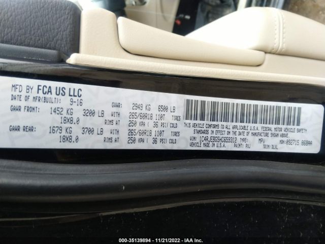 1C4RJEBG5HC659312 Jeep Grand Cherokee Limited