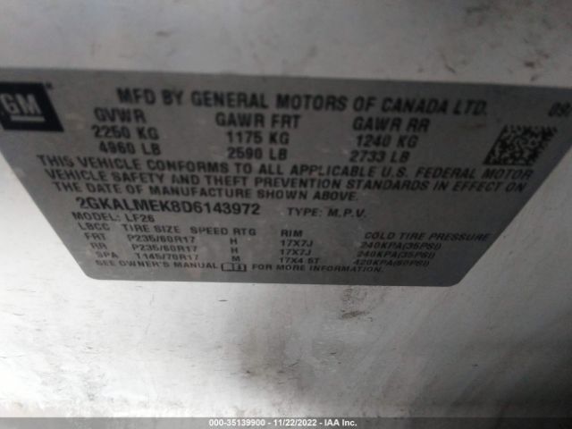 2GKALMEK8D6143972 GMC Terrain Sle