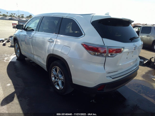 2016 TOYOTA HIGHLANDER LIMITED VIN: 5TDYKRFH3GS152165