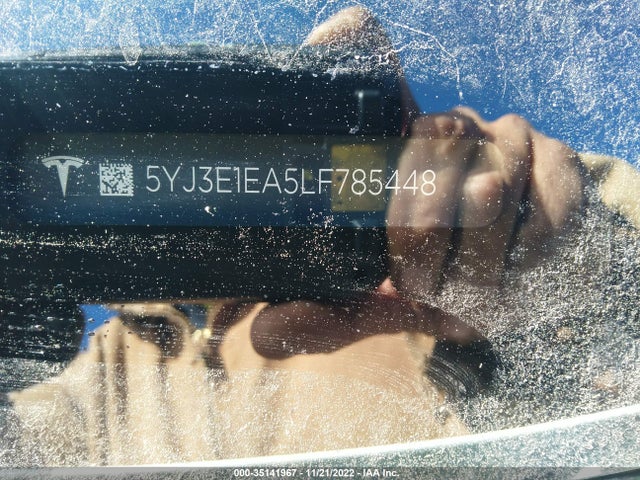 Tesla MODEL 3 2020 5YJ3E1EA5LF785448 Image 9