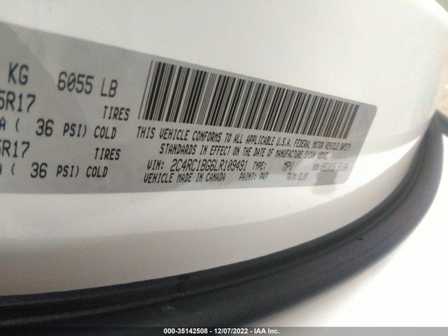 2C4RC1BG6LR109491 Chrysler Pacifica Touring L