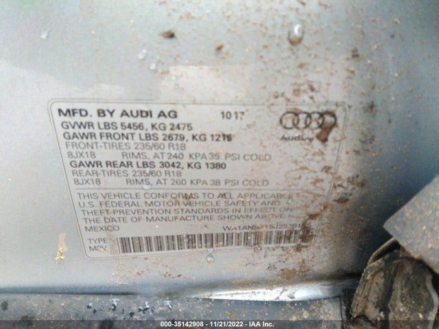 WA1ANAFY9J2078155 Audi Q5 Premium/tech Premium