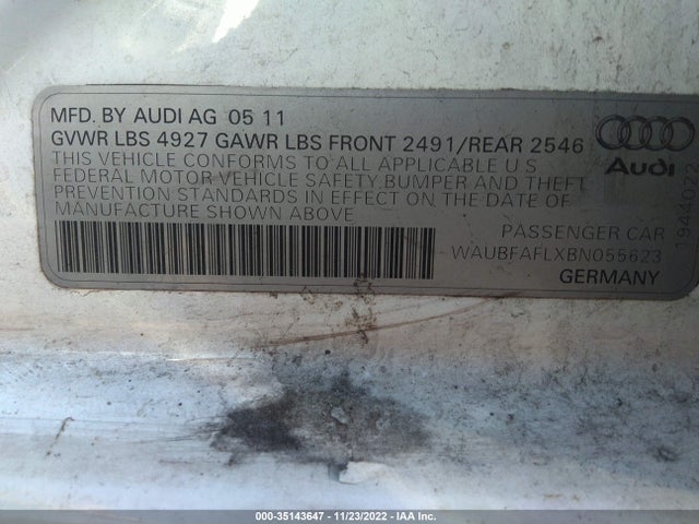 Audi A4 2011 WAUBFAFLXBN055623 Image 10