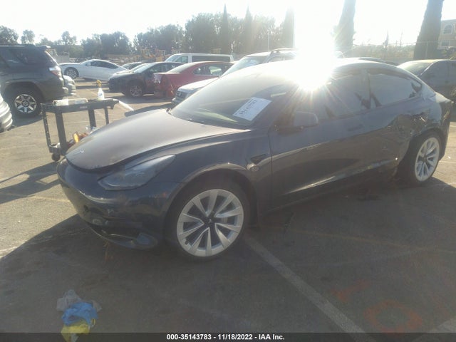 2022 TESLA MODEL 3 LONG RANGE VIN: 5YJ3E1EB4NF175181