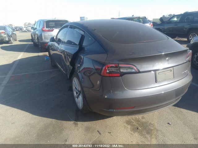 2022 TESLA MODEL 3 LONG RANGE VIN: 5YJ3E1EB4NF175181