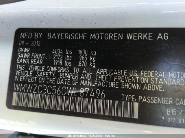 WMWZC3C56CWL87496 Mini Cooper Countryman S