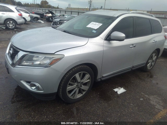 2014 NISSAN PATHFINDER PLATINUM VIN: 5N1AR2MN9EC645291