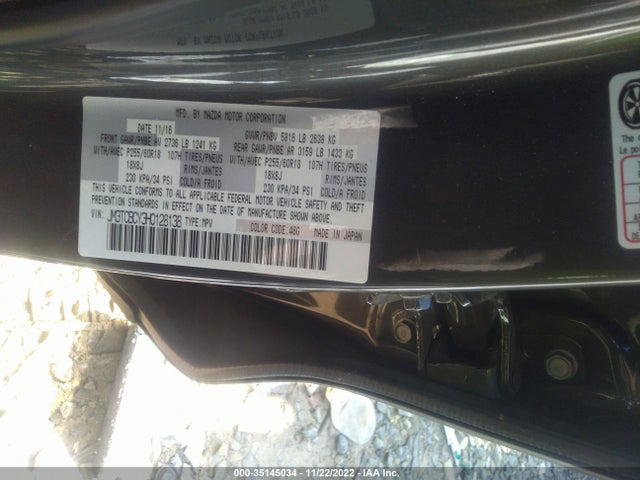 2017 Mazda CX-9, VIN: JM3TCBCY3H0128138