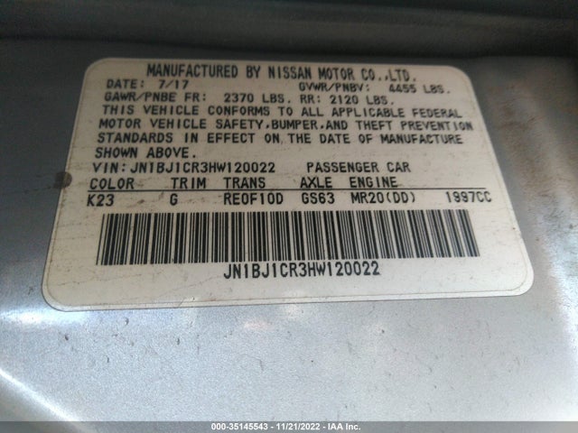 2017 Nissan Qashqai, VIN: JN1BJ1CR3HW120022