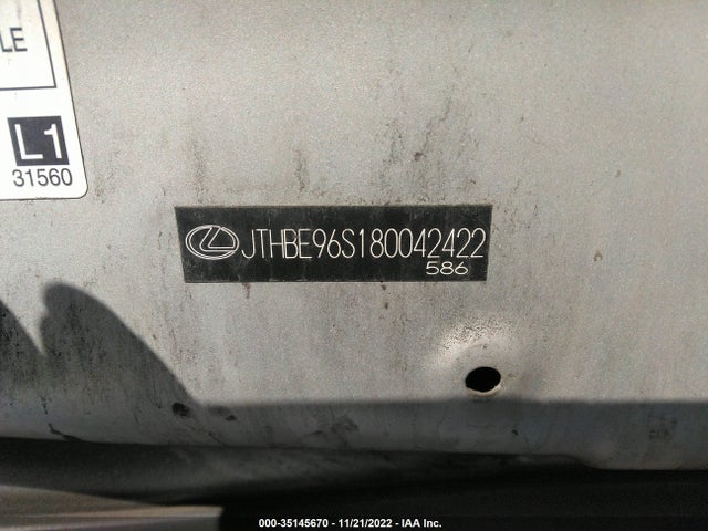 JTHBE96S180042422 Lexus GS 350