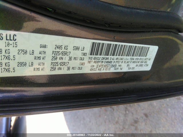 Dodge JOURNEY SE 2016 3C4PDCAB5GT139459 Image 9