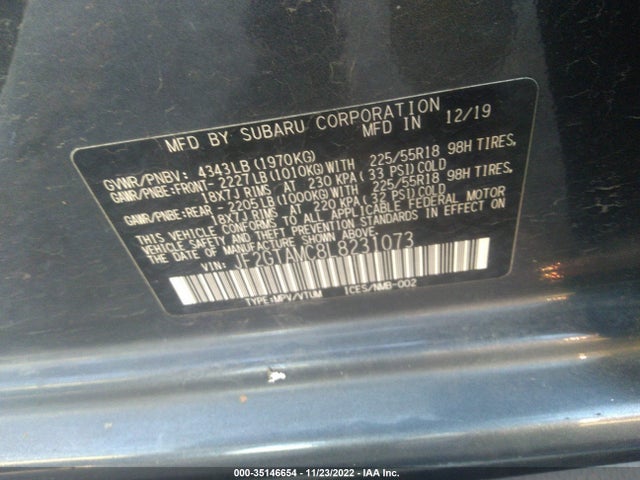 2020 Subaru Crosstrek, VIN: JF2GTAMC8L8231073