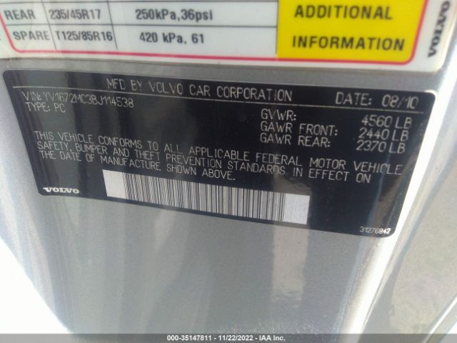YV1672MC3BJ114538 Volvo C70