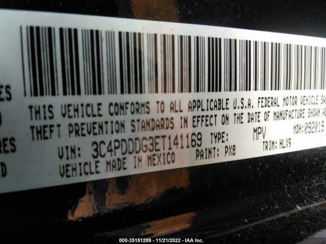 Dodge Journey Limited 2014 3C4PDDDG3ET141169 Image 9